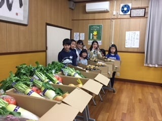 JA新潟市みらい「アグリスクール」様より食材の寄贈がありました！